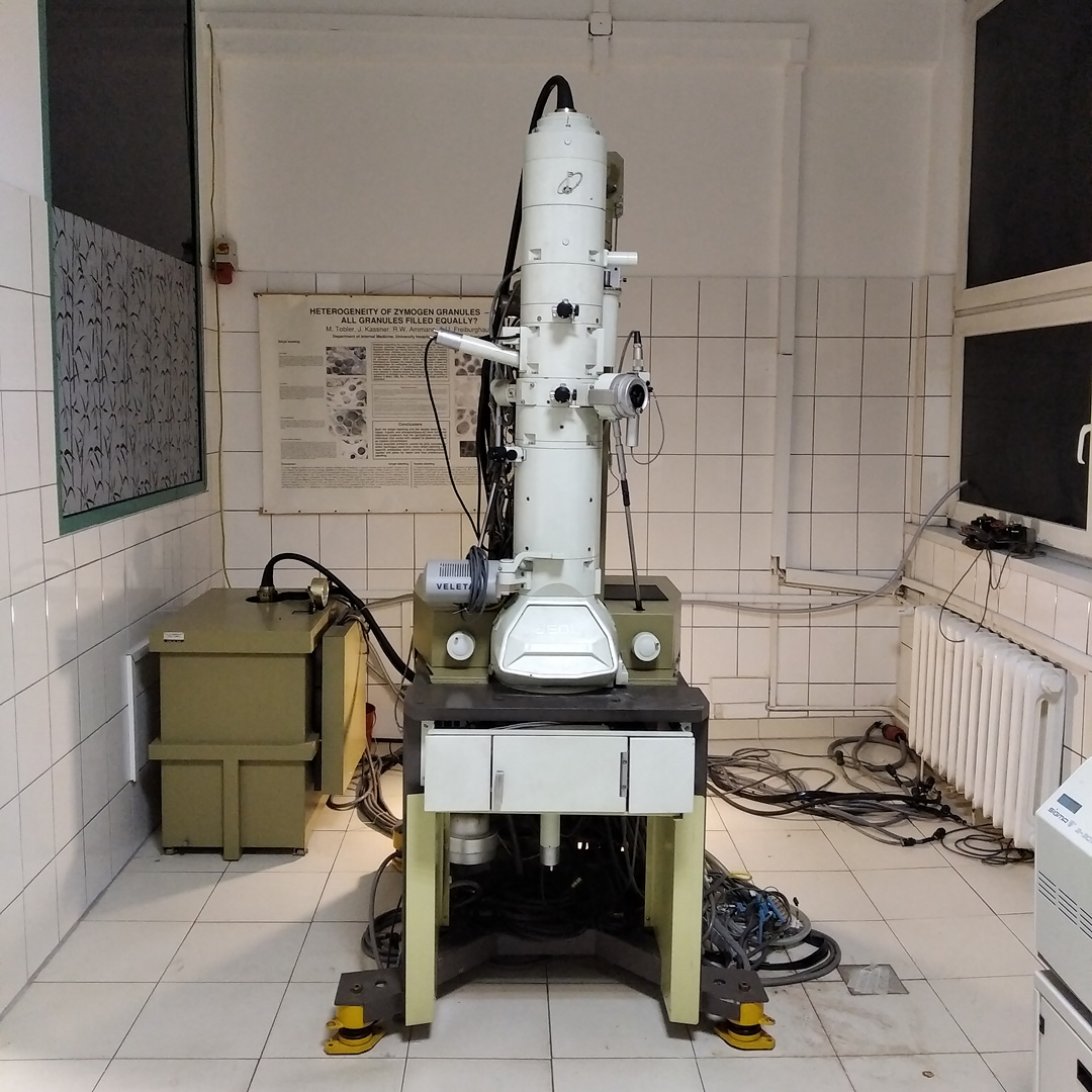 Elektronowy mikroskop transmisyjny w IITD